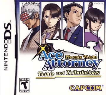 Phoenix Wright - Ace Attorney - Trials and Tribulations (USA) box cover front